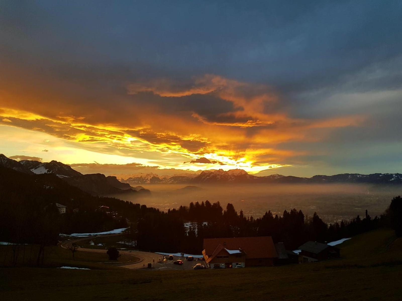 Grosszuegige Ferienwohnung Am Skigebiet Boedele Mit Rheintalblick Ντορνμπίρν Εξωτερικό φωτογραφία